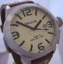 TW Steel Canteen 45mm, Cream Dial, Leather Strap