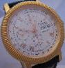 Charmex President Chronometer, Silver Dial With Leather Strap