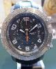Hermes Clipper Chronograph, Grey Dial, 2 Rubber Straps