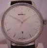 Eterna Soleure Automatic Watch, Silver Dial With Leather Strap