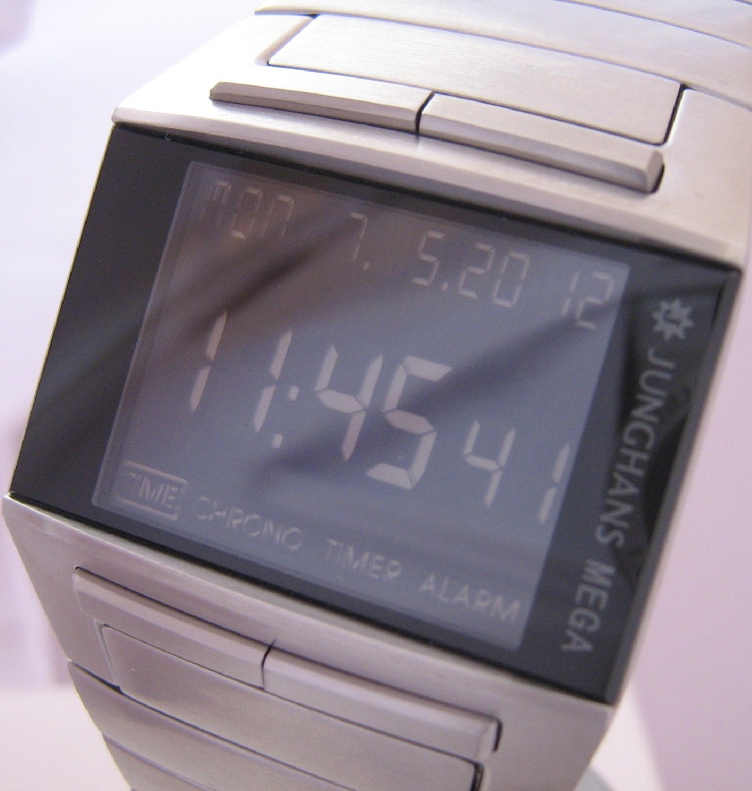 Junghans Mega 1000 Radio Controlled Watch Black Dial With Bracelet