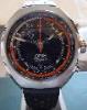 Oris Chronoris, Black Dial With Black Leather Strap