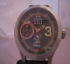 Topolino Aviatore Disney Hand Winding Watch, Black Dial With Leather Strap