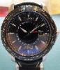 Gucci Timeless GMT Automatic, Black / Silver Dial, Leather Strap