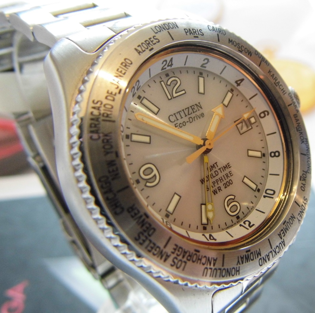 citizen eco drive gmt watch
