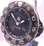 Tag Heuer F1 Chronotimer, Black Dial, Steel Bracelet