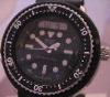 Seiko Arnie Divers 150M, Black Dial, Rubber Strap