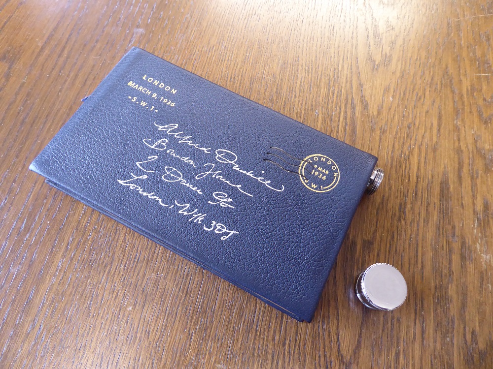 An Alfred Dunhill Novelty Hip Flask