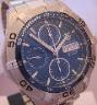 Tag Heuer Aquaracer Chronograph, Blue Dial,  Steel Bracelet & Rubber Strap