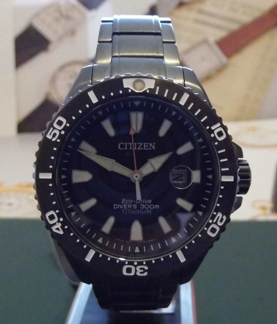 Citizen Royal Marines Commando Eco Drive Black Dial Bracelet