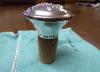 A Tiffany & Co Silver Wine Cork / Bottle Stopper