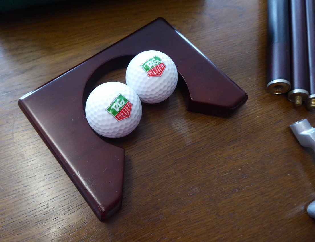 A Tag Heuer Golf Putting Set
