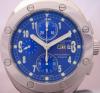 Thunderbolt Automatic Chronograph, Blue Dial With Brown Leather Strap