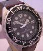 Citizen Eco Drive Divers 300M, Black Dial, Leather Strap