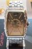 Emporio Armani Tonneau Watch, Silver Dial, Steel Bracelet