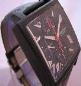 Louis Erard La Carree Automatic Chronograph, Black Dial With Leather Strap
