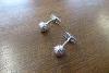 Alfred Dunhill Stainless Steel Football Cufflinks