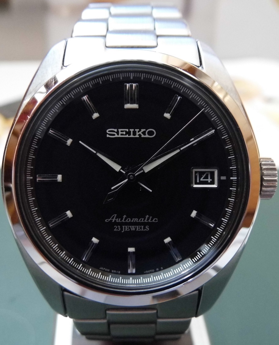 Seiko SARB033 Automatic, Black Dial, Steel Bracelet