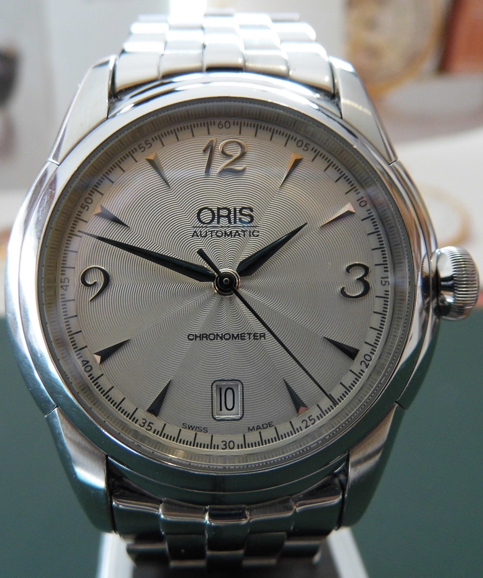 Oris Artelier Chronometer, Silver Dial, Bracelet