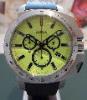 Xemex Concept One Chronograph, Yellow Dial, Rubber Strap