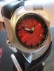 Oakley Crush 2.0, Red Dial, Black Rubber Strap