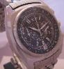 Alpina Heritage Chronograph, Black Dial, Steel Bracelet