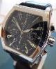 Oris Miles Chronograph, Black Dial, Leather Strap