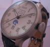 Sea First 44 Date Automatic Divers Watch, White Dial With Leather Strap