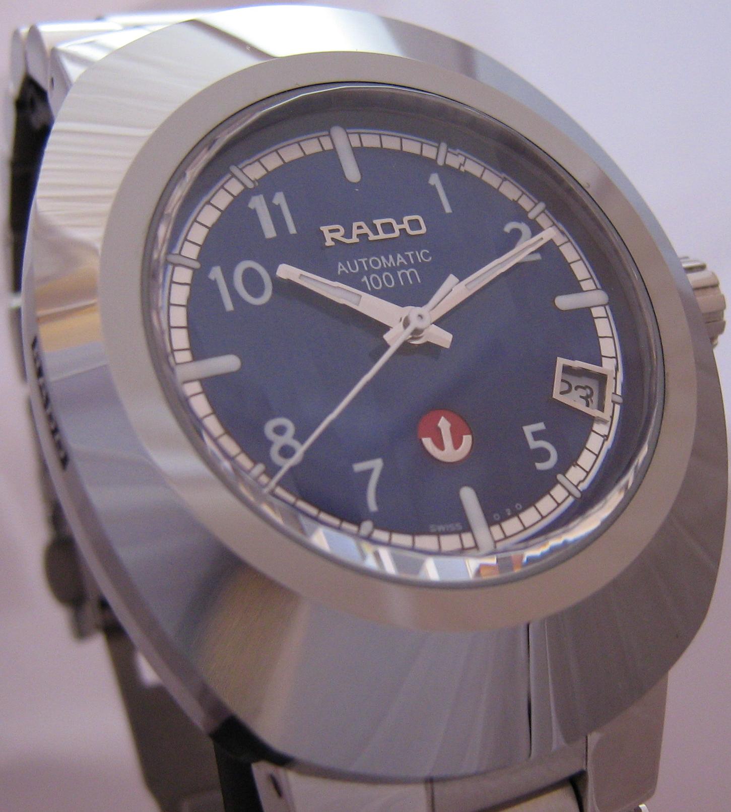 Rado Diastar Original, Blue Dial With Stainless Steel Bracelet