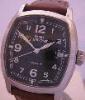 Daniel JeanRichard TV Screen Watch, Black Dial With Leather Strap