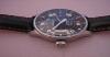 Vertical Date Automatic Watch, Black Dial With Leather Strap