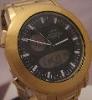Citizen Alterna Worldtime, Black Dial, Gold IP Bracelet
