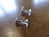 Alfred Dunhill Stainless Steel Tartan Cufflinks