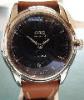 Oris Artelier, Black Dial, Brown Leather Strap