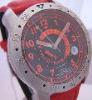 Angular Momentum Illum V GMT, Black Dial, Rubber Strap