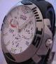Sector 133 Chrono Alarm, White Dial With Rubber Strap