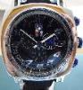 Ritmo Mvndo Indy Car Chronograph, Black Dial, Rubber Strap