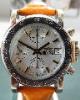 Sector Golden Eagle Chronograph, Silver Dial, Leather Strap.