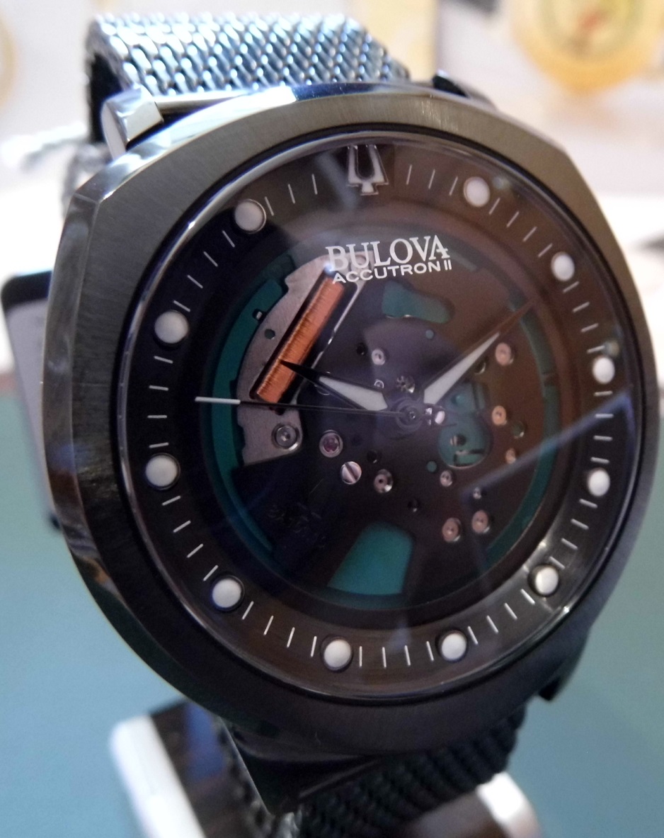 Bulova Accutron II Alpha, Black Dial, Black Case & Bracelet