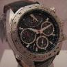 Cititzen Eco Drive Signature Flyback, Black Dial With Leather Strap 