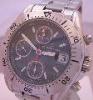 Eterna Super Kontiki Chronograph, Green Dial, Steel Bracelet