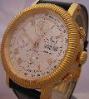 Charmex President Chronometer, Silver Dial With Leather Strap