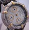 Givenchy  Newport Chronograph, White Dial With Leather Strap