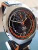 Oris Chronoris, Black Dial With Black Leather Strap