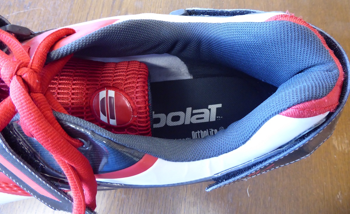 An Oversize Babolat Andy Roddick Tennis Shoe