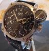 Oris BC4 Flight Timer, Black Dial, Leather Strap & Stainless Steel Bracelet