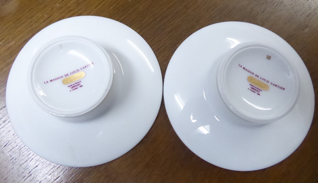 Les Maisons de Cartier Limoges Votive Candle Holders