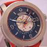 Meccaniche Veloci Ace Cafe, Black Dial With Red Cordura Strap