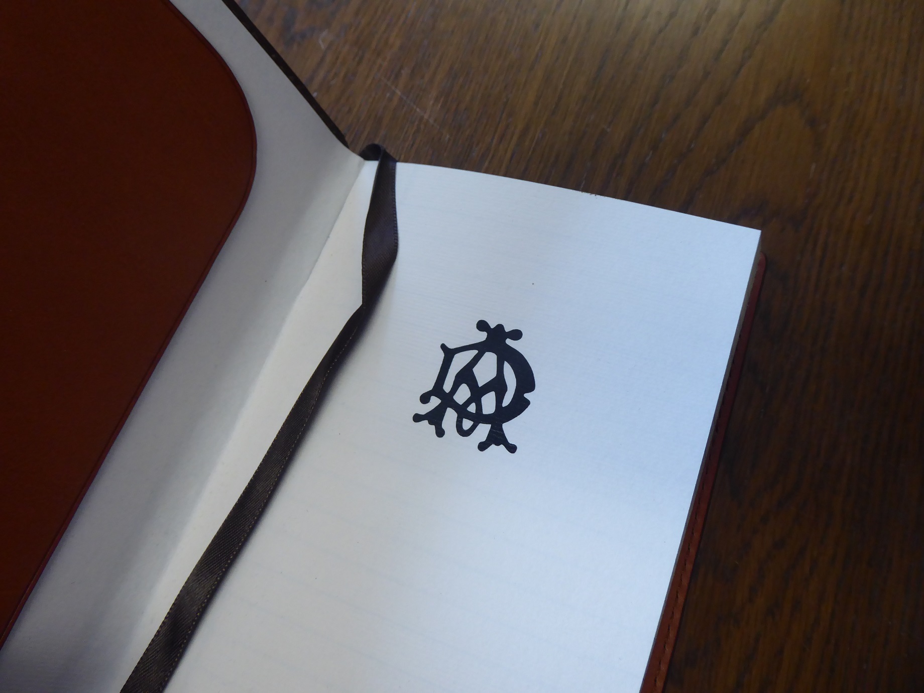 Alfred Dunhill Leather Notebook