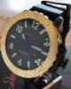 Android Transocean 52 Divers Watch, Black Dial With Rubber Strap